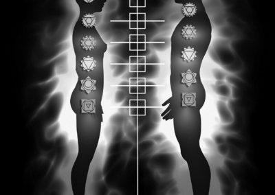 Not in Book: Couple balancing and harmonizing feminine-masculine polarities in all four quadrants at the level of all seven Chakras